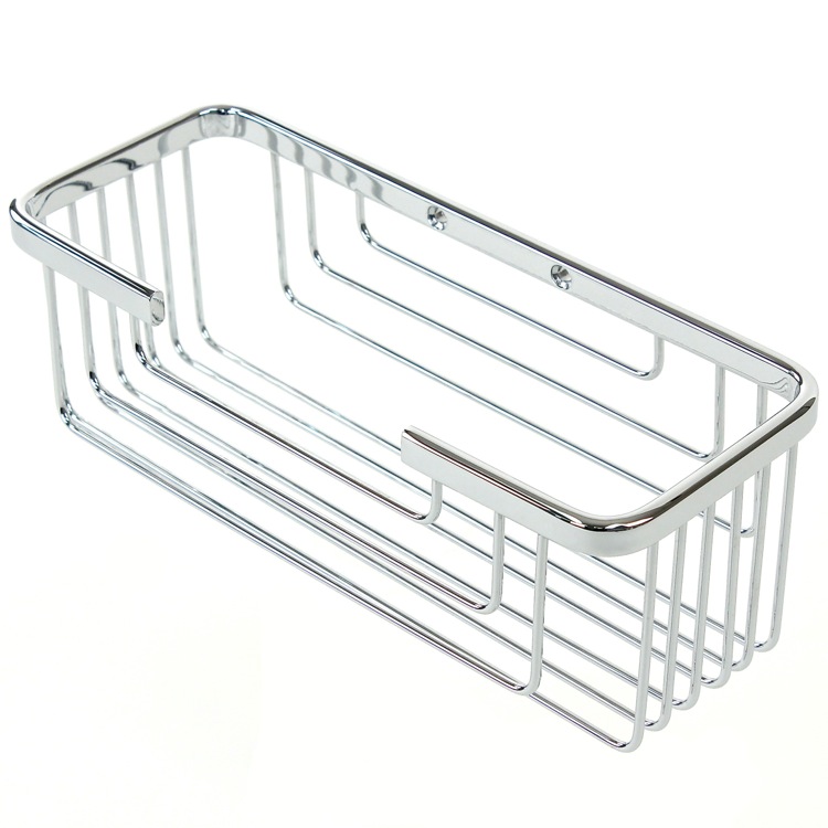 Shower Basket, Gedy 2419-13, Wall Mounted Chrome Shower Basket